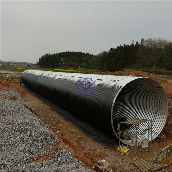 supply the corrugated steel culvert to Brazil